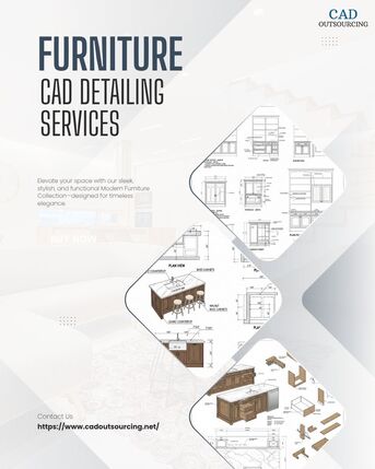 Dubai, Construction, Innovative Furniture CAD Detailing Services In Dubai, UAE