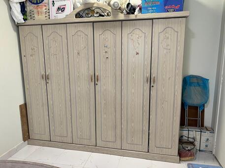 Riyadh, Furniture, SAR 600,  DOUBLE BED SET WITH DRESSING, CUPBOARD & SIDE TABLE