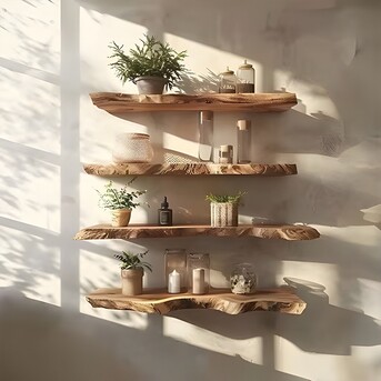 Mumbai, Furniture, INR 3550,  Elegant Floating Shelves For Stylish Wall Storage & Modern Interior Decor