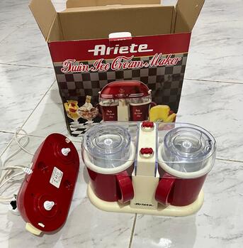 Riyadh, Household Items, SAR 75,  ICE CREAM MAKER - ARIETE