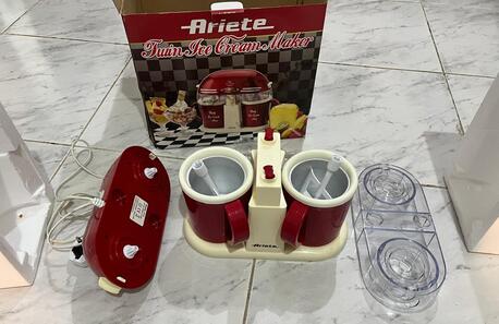 Riyadh, Household Items, SAR 75,  ICE CREAM MAKER - ARIETE