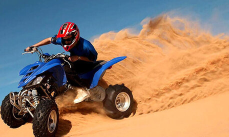 Dubai, Travel, Quad Bike Dubai Adventure &ndash; Yamaha Raptor 700cc Desert Ride & Dune Experience
