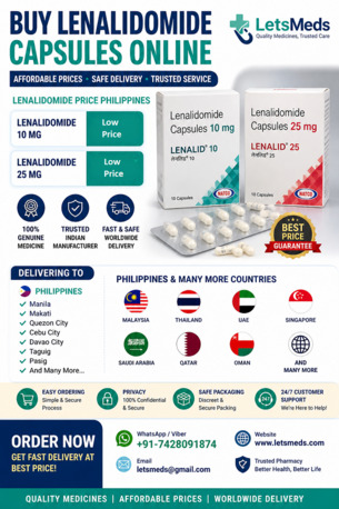 Makati City, Health & Beauty Items, PHP 1,  Buy Generic Lenalidomide In Makati With Fast Shipping