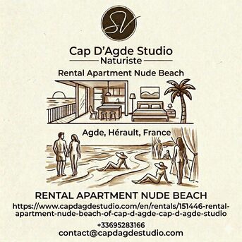 Paris, Business, Rental Apartment Nude Beach &ndash; Stay In The Heart Of Cap D&rsquo;Agde