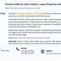 Premium Villas For Sale In Dubai | Luxury Properties In UAE | Bizmaker