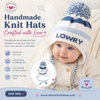 New York, Baby & Kid Stuff, Handmade Knit Hats Crafted With Love