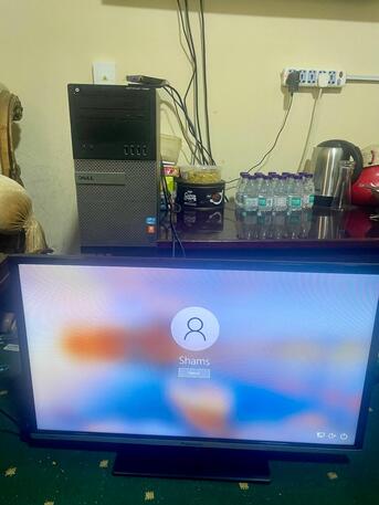 Al Aziziyah, Computers, SAR 700,  Selling My Pernonnel Dell Optiplex 7020 Desktop With Panasonic 32 Inch LED TV & Monitor