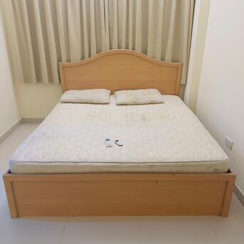 Hidd, Furniture, BHD 20,  King Size Bed With Mattress &ndash; Good Condition