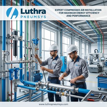 New Delhi, Business, Compressed Air Piping Installation At Luthra Pneumsys