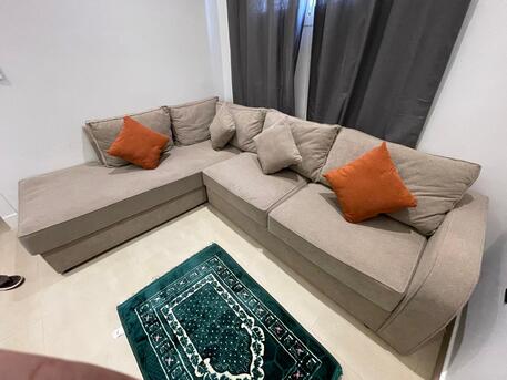 Riyadh, Furniture, SAR 1150,  L Shape 4-Seater Sofa