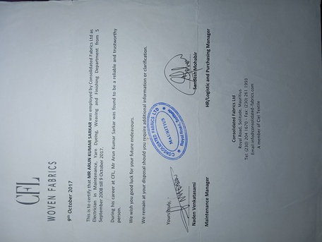 Hofuf, Job Seekers, Industrial Electrician, Macanic