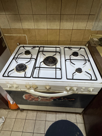 Al Wizarat, Household Items, SAR 450,  A Well Maintained 5 Burner Italian Made Gas Stove Oven Is Avilable For Sale
