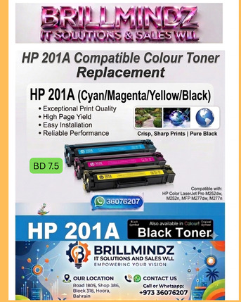 Hoora, Computers, BHD 8,  Premium Compatible Toner At Best Price