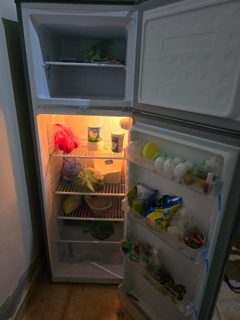 Jeddah, Appliances, SAR 800,  Double Door Refrigerator For Sale 199L Fridge + 53L Freezer Only 3 Months Used.