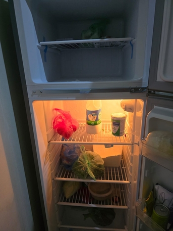 Jeddah, Appliances, SAR 800,  Double Door Refrigerator For Sale 199L Fridge + 53L Freezer Only 3 Months Used.