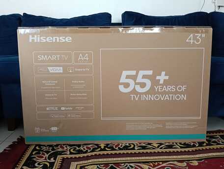 Manama, Electronics, BHD 65,  (NEW) Smart TV - Hisense - FHD - 43 Inch A4 Series