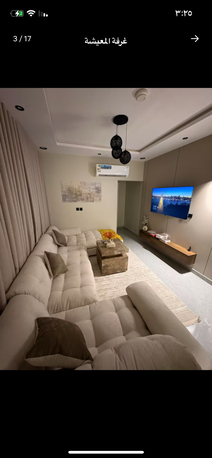 Al Malqa, Apartments, Flats, Houses & Villas, SAR 1700/week,  Furnished,  1 BR,  Modern 1BR Apartment Cozy & Bright