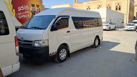 Riyadh, Pick Up & Drop Off, Toyota Hiace 2015 For Monthly/Yearly Rental With Driver