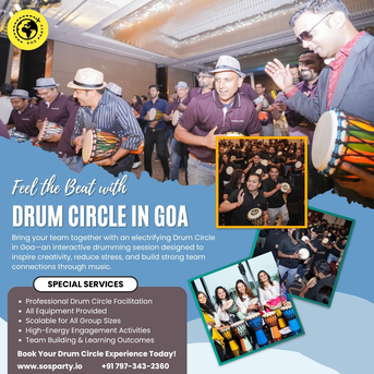 Goa, Event Planning, Goa Team Building Drumming Workshops