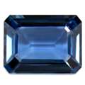 USD 9253,  GIA Certified Untreated 2.31 Cts. Emerald Cut Vivid Natural Blue Sapphire, AAAA Quality
