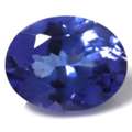 USD 1420,  2.97 Cts. Tanzanite Stone For Sale Oval, AAA Quality