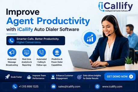 London, Technical, Improve Agent Productivity With ICallify Auto Dialer Software