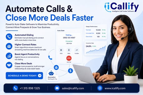 London, Technical, Improve Agent Productivity With ICallify Auto Dialer Software