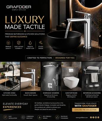 New Delhi, Household, Premium Bathroom & Kitchen Solutions By Grafdoer
