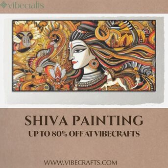 Noida, Household Items, INR 2600,  Premium Shiva Painting For Elegant Home D&eacute;cor