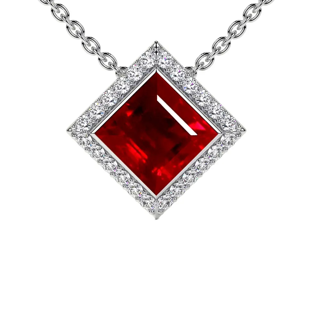 New York, Jewelry, USD 1974,  Stylish Ruby Necklace For Elegant Look