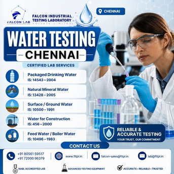 Chennai, Business, Water Testing Chennai Ensuring Safe Water For Health And Construction