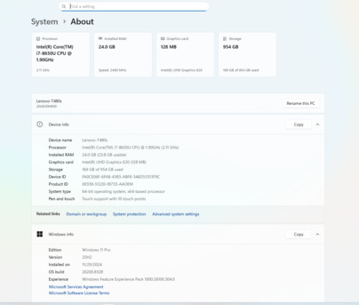Riyadh, Computers, SAR 4800,  ThinkPad T480s I7/24GB/1TB + Dock + 27" Monitor + Logitech MX Bundle