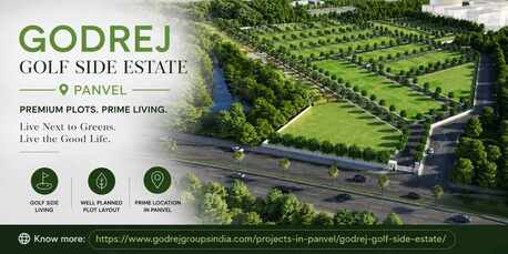 Navi Mumbai, Residential Plots, 1500 Sq. Feet,  Godrej Golf Side Estate &ndash; Finest Plots In Panvel