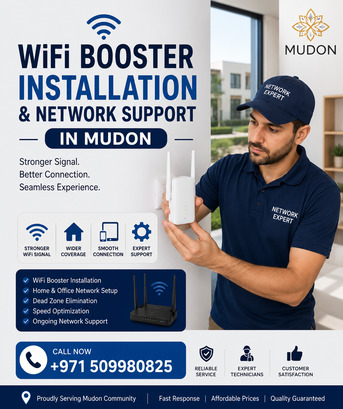 Arabian Ranches, Technical, Reliable Internet Technician Near You In Mudon