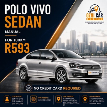 Durban, Auto Parts, ZAR 593,  Car Rental For Tourists Durban | Convenient & Affordable Travel