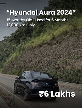 Pune, Vehicles, Cars & Trucks , INR 600000,  Hyundai Aura,  2024,  Manual,  12000 KM,    Slightly Used