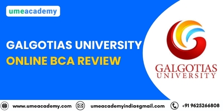 Greater Noida, Lessons Offered, Galgotias University  Online BCA Review