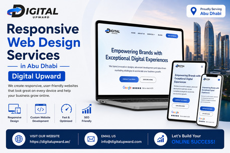 Dubai, Web Design & Development, Responsive Web Design Services In Abu Dhabi | Digital Upward
