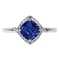 USD 1584,  Shop Sapphire And Diamond Ring Online From GemsNY