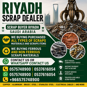 Al Malaz, Items Wanted, We Buying Ferrous And Non Ferrous Scraps Materials +966575748900