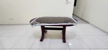 Mahooz, Furniture, BHD 20,  Dining Table With Glass