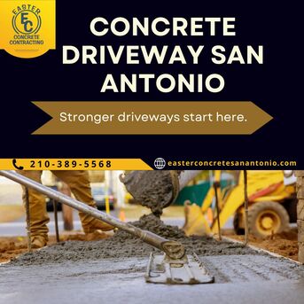 New York, Construction, Concrete Driveway San Antonio