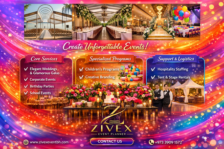 Manama, General, Zivex Event Planner. Create Unforgettable Events