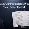 Too Many Grammar Errors? MPRW PhD Thesis Editing Can Help