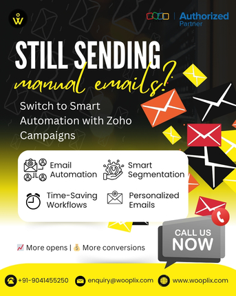 Punjab, Software Development, Zoho Mail Automation &ndash; Stop Manual Emails & Boost Sales