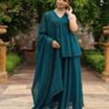 INR 2456,  Buy Women's Peplum Short Kurta Skirt Set Online