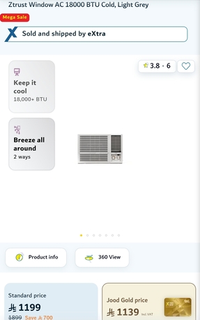 Hara, Air Conditioners, SAR 850,  Selling Window AC Unused, SEALED BOX Hara