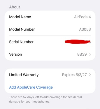 Jeddah, Mobile Phones, SAR 380,  AirPods 4 (Almost Brand New)