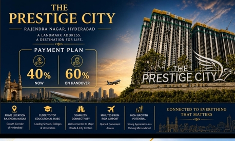 Hyderabad, Real Estate For Sale, 3 BR,  3 & 4 BHK Luxurious Flats In The Prestige City