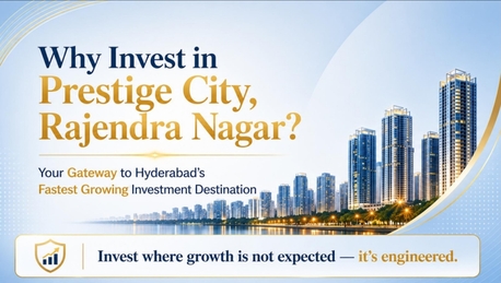 Hyderabad, Real Estate For Sale, 3 BR,  3 & 4 BHK Luxurious Flats In The Prestige City